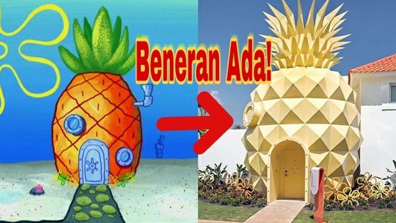 Streaming Beneran Ada Loh 5 Replika Rumah Kartun Terkenal  