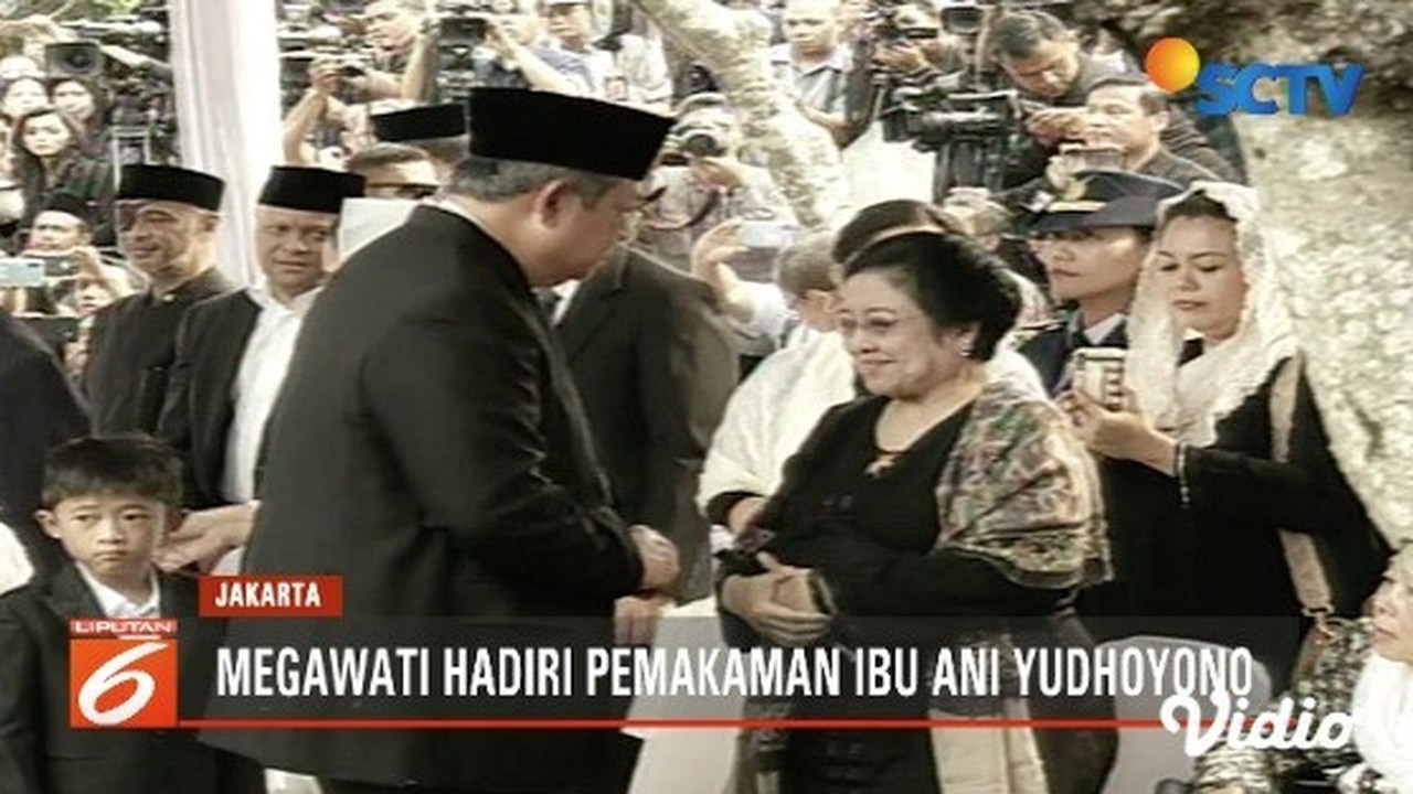Streaming Megawati Soekarnoputri Hadiri Pemakaman Ani ...