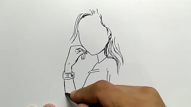 Cara Menggambar Orang Cewek Cantik Dengan Mudah How To Draw Girl Vidio