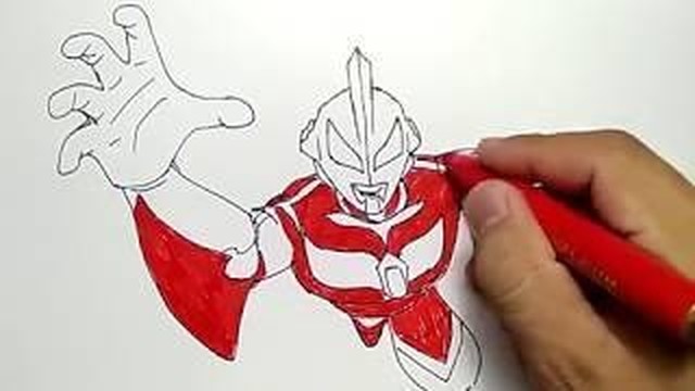 Cara Menggambar Ultraman Geed Dengan Mudah