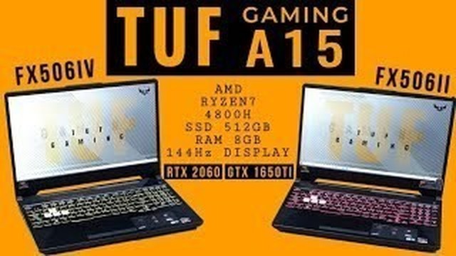 Streaming Kencang Review Lengkap Asus Tuf Gaming A15 Fx506iv Dan Fx506ii Amd Ryzen 7 4800h Vidio Com