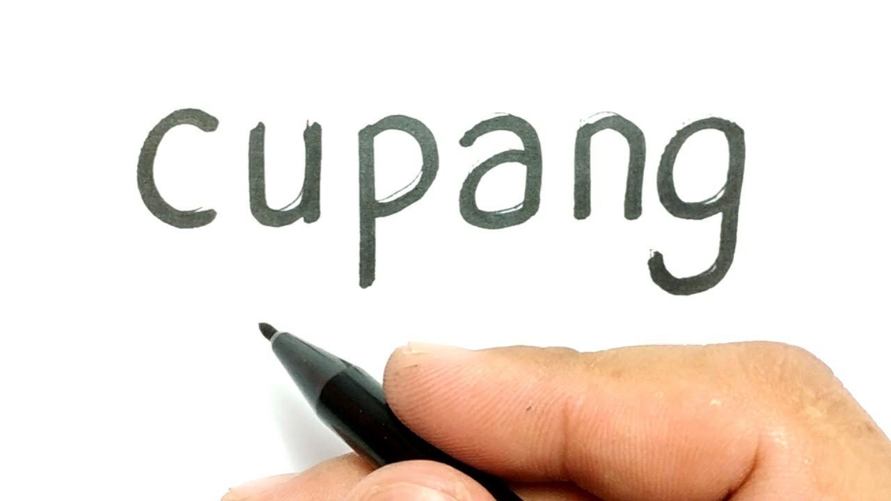 Streaming HEBATNYA belajar cara menggambar kata  CUPANG  