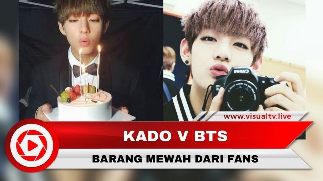 Kado Mewah  Ulang Tahun V  BTS  dari Fans Vidio com