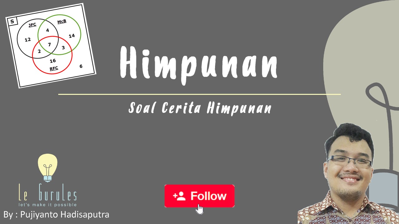 Streaming Matematika Kelas 7 Himpunan 7 Soal Cerita Himpunan Soal Cerita Diagram Venn Vidio