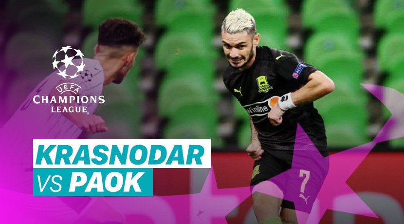 Streaming Mini Match Krasnodar Vs Paok I Uefa Champions League 2020 2021 Vidio Com