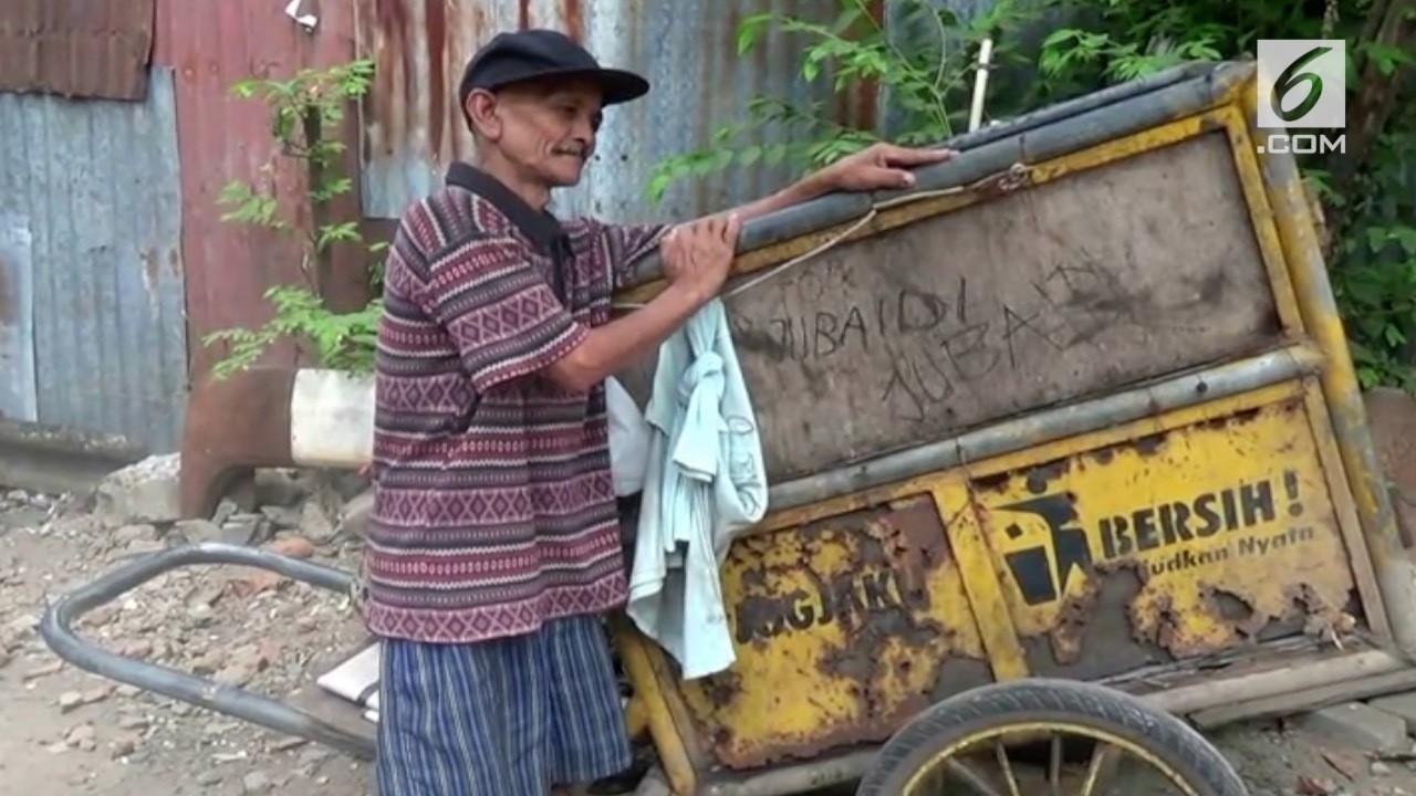 Streaming Viral Tukang Sampah Kembalikan Uang Temuan Rp 