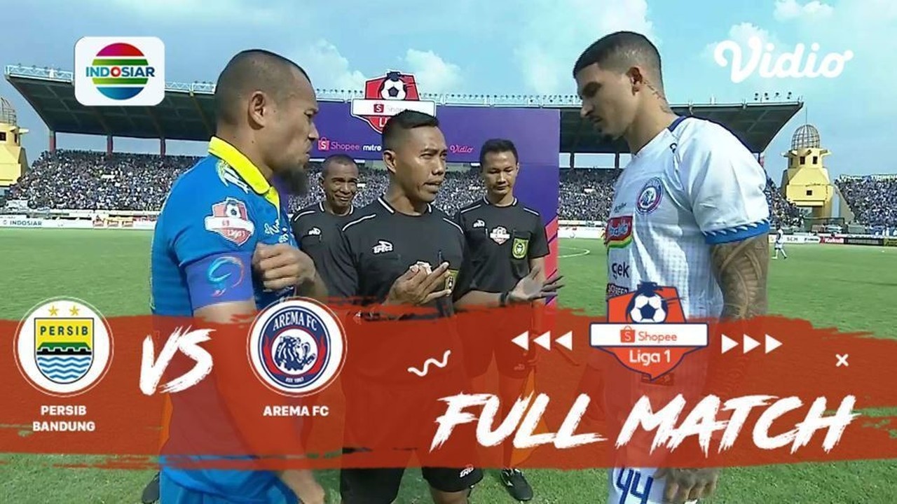 Streaming Full Match: Persib Bandung vs Arema FC | Shopee  