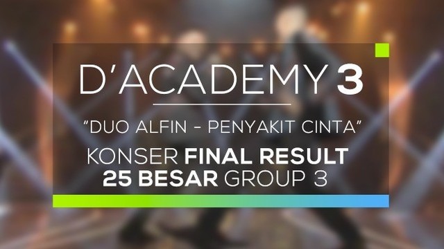 Duo Alfin Medan Penyakit Cinta Konser Result Final Top 25 Music Vidio Com Semoga tetap sehat dan dalam lindungan allah yah. vidio com