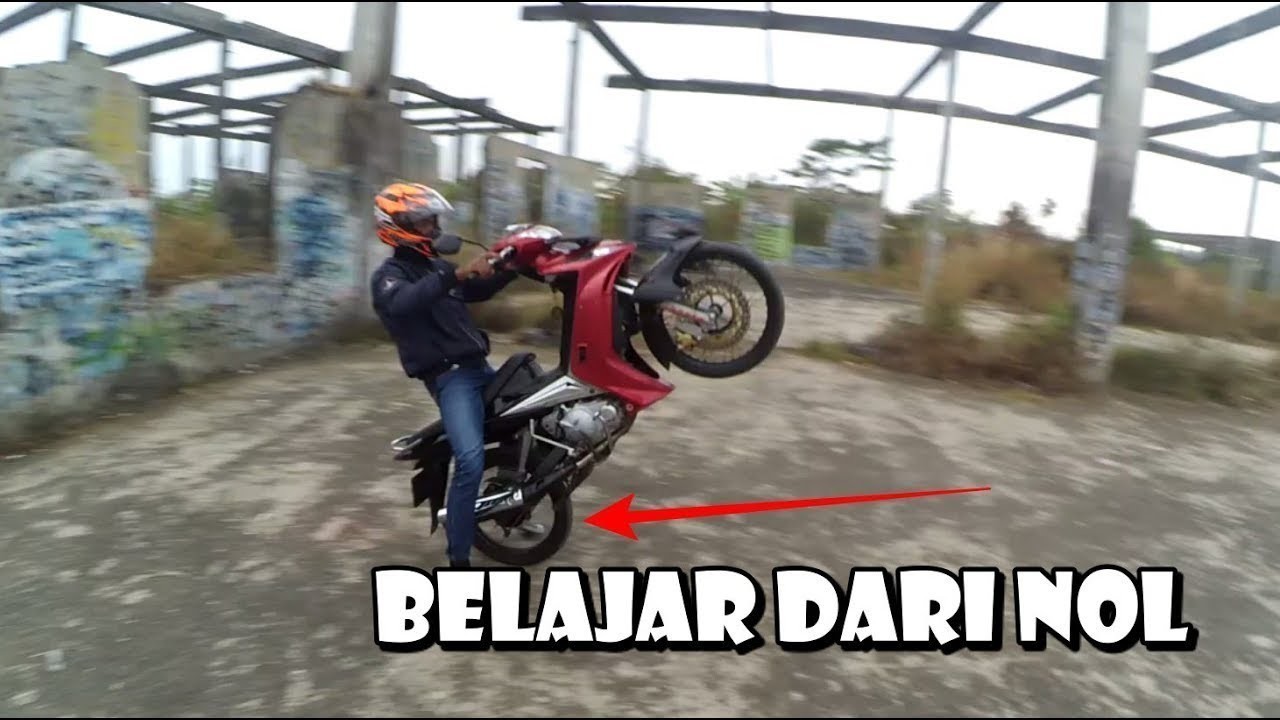 Real Dari Nol Cara Belajar Motor Bebek Wheelie Kodok Dulu