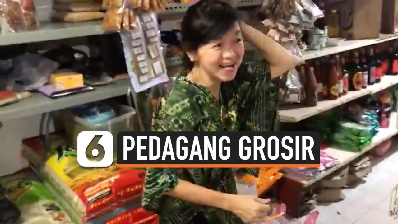 Streaming Viral Pedagang Grosir  Tetap Jual Sembako Harga 