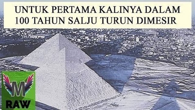  Pertama  Kali Mesir dan Vietnam Dilanda Hujan  Salju 