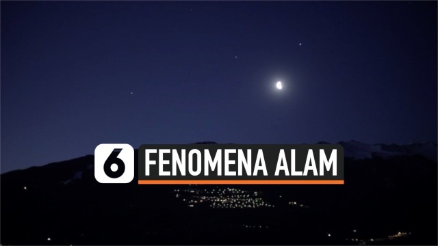 Penampakan Planet Mars, Saturnus, Jupiter dan Bulan Saling ...