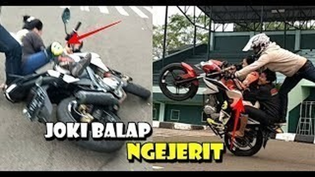 Streaming Gokil Pasangan Joki Balap Menjerit Dibonceng Freestyle Vidiocom