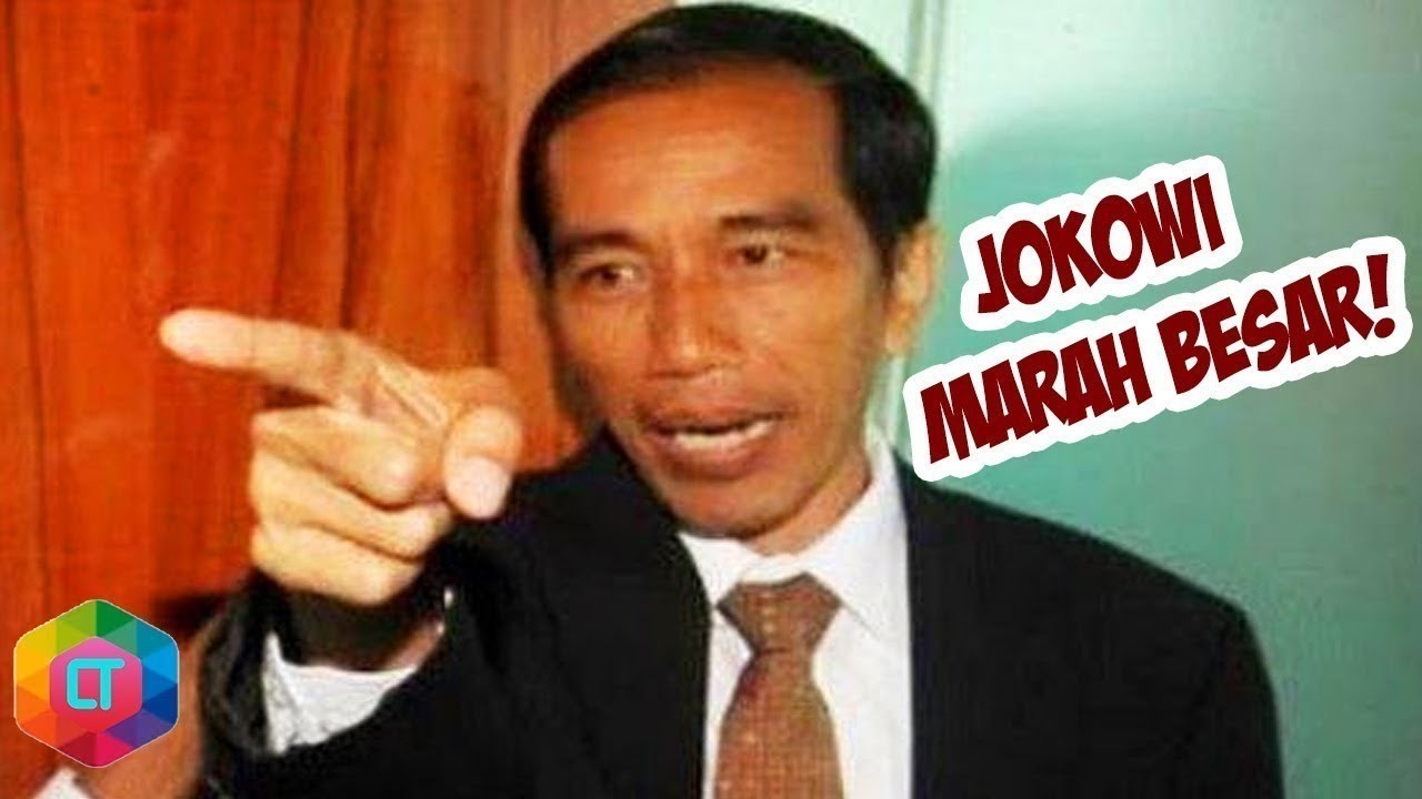 Lucu Jokowi Marah