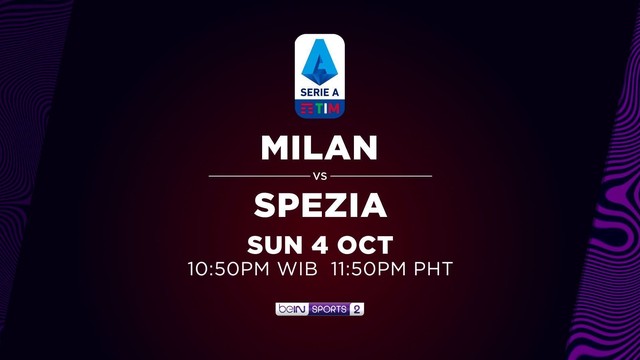 Streaming Milan Vs Spezia Minggu 4 Oktober 2020 Serie A 2020 Vidio Com