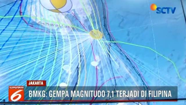 Streaming BMKG: Gempa 7,1 SR di Filipina Tak Berpotensi ...