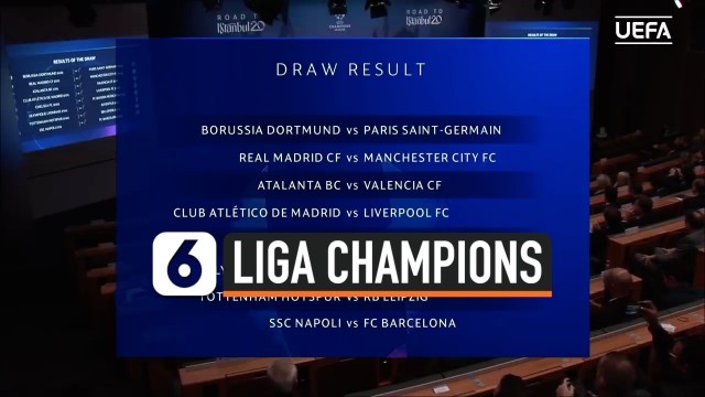 Streaming Jadwal 16 Besar Liga Champions Siaran Langsung Sctv Vidio Com