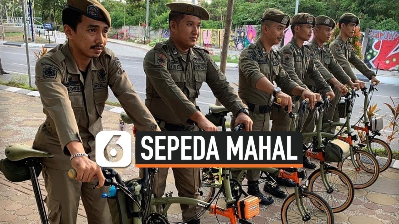 Streaming Viral Foto Satpol PP Pakai Sepeda Brompton - Vidio.com