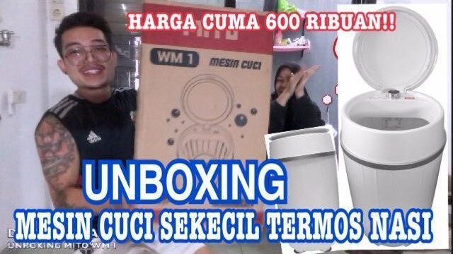 Streaming Unboxing Mesin Cuci Sekecil Termos Nasi Mito Wm 1 Vidio Com