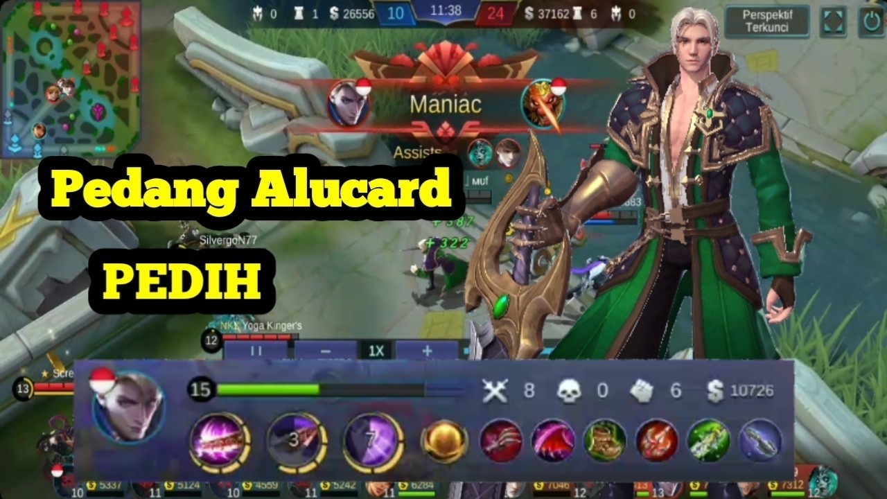 Alucard Maniac Pedangnya Pedih Cukk Mobile Legend Vidiocom
