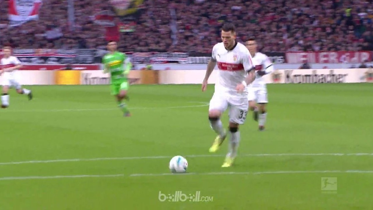 Streaming Stuttgart 1-0 Gladbach | Liga Jerman | Highlight Pertandingan dan Gol-gol - Vidio.com