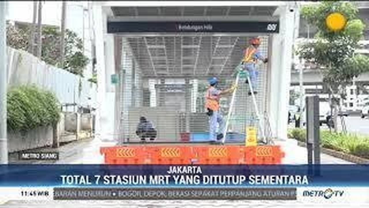 Mulai Hari Ini Stasiun MRT Benhil dan Senayan Tutup - METRO TV | Vidio