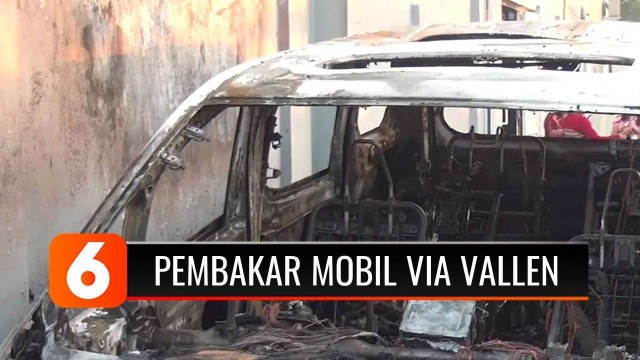 Streaming Mobil Mewah Via Vallen Dibakar  Orang Tak Dikenal 