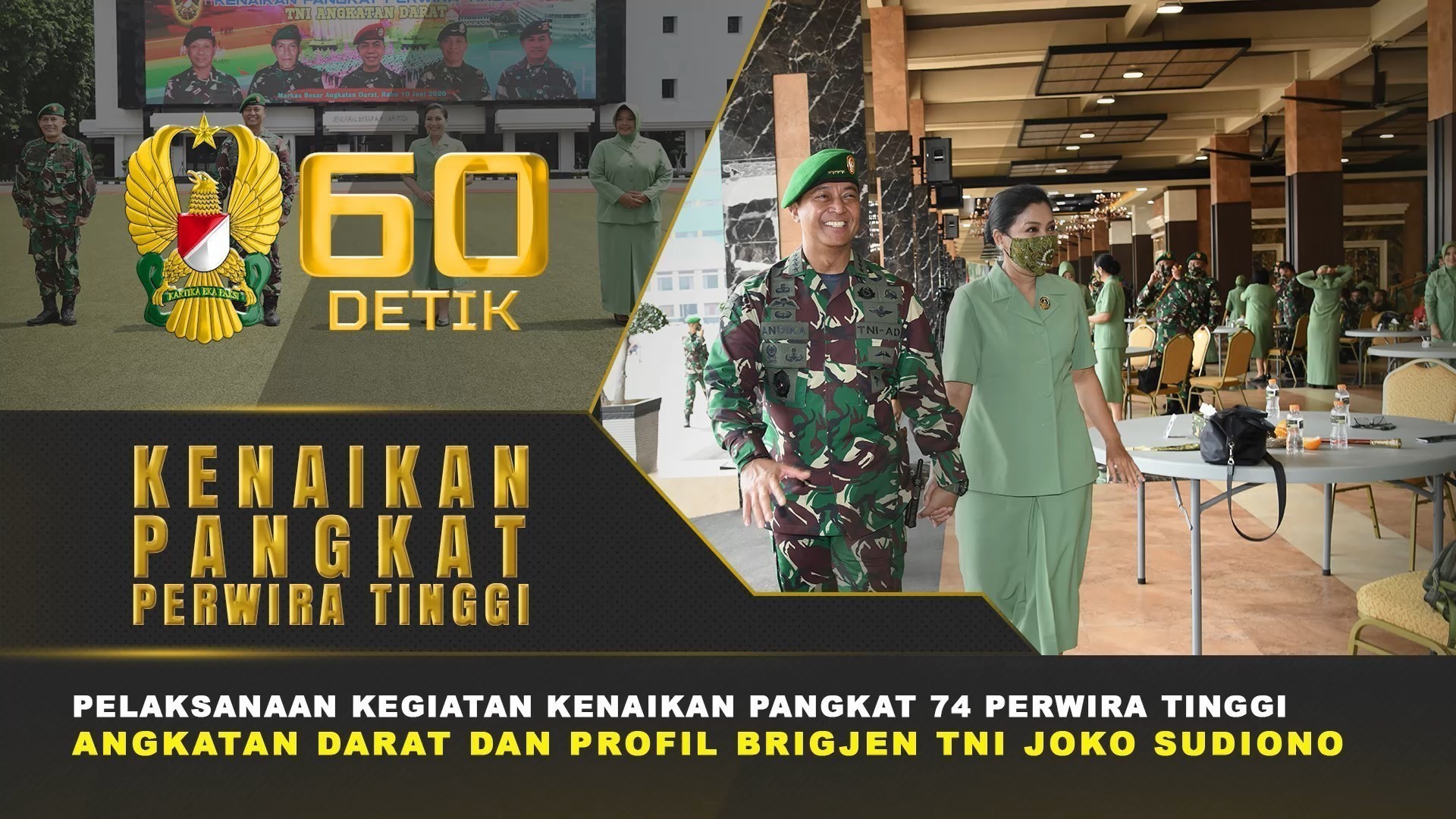 Kasad Pimpin Kenaikan Pangkat Pati Dan Wanita Hebat Dibalik Kesuksesan Brigjen Tni Joko Sudiono