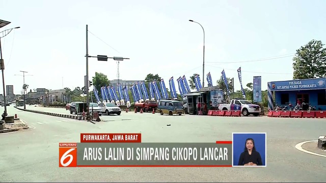 Usai Salat Idul Fitri Simpang Cikopo Terpantau Sepi 