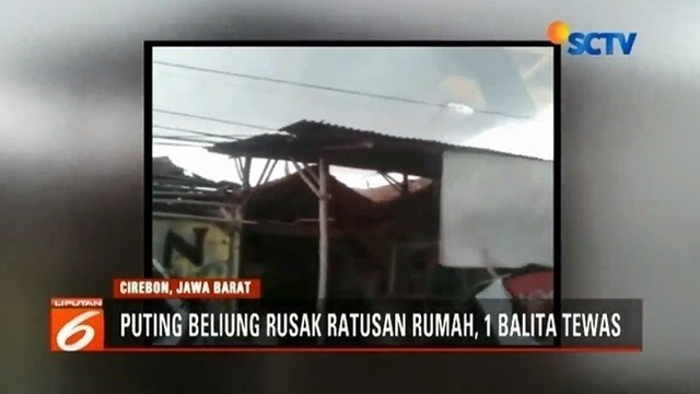 Streaming Angin Puting Beliung Terjang Cirebon, Ratusan ...