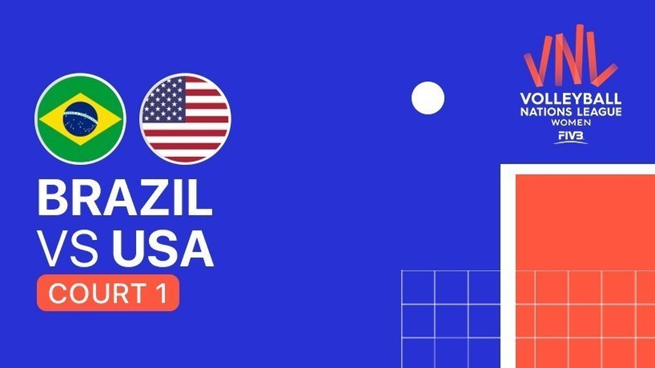 Streaming Full Match Vnl Women S Brazil Vs Usa Volleyball Nations League 2021 Vidio