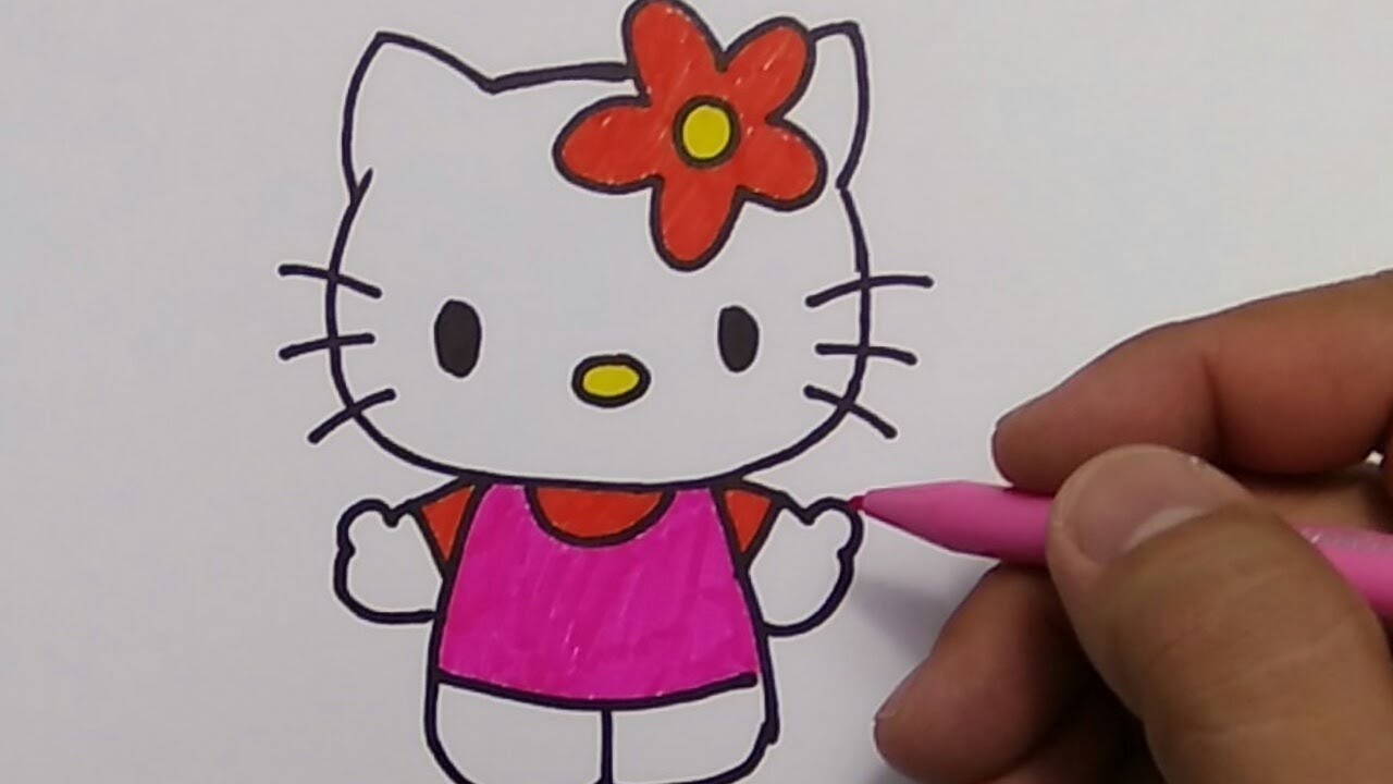 35 Terbaik Untuk Sketsa Gambar Hello  Kitty  Dan Doraemon 