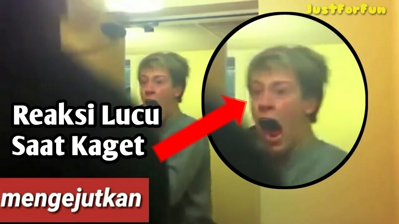 Reaksi Lucu Saat Saat Orang Kaget Vidiocom