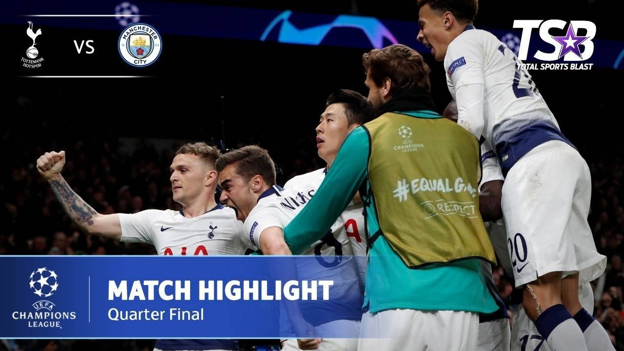 Streaming TOTTENHAM HOTSPUR 1  0 MANCHESTER CITY  HIGHLIGHT  QF LEG