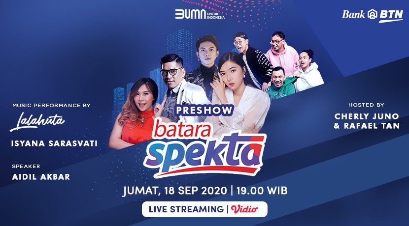 Live Streaming Batara Spekta Show 2020  by Bank  BTN  Vidio com