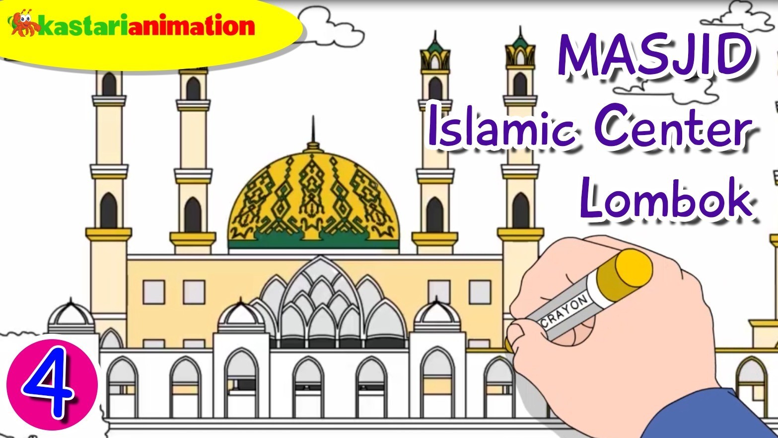 Streaming Kastari Animation Mewarnai Masjid Islamic Center Lombok Bersama Diva Seri Mewarnai Masjid Kastari Animation Vidio