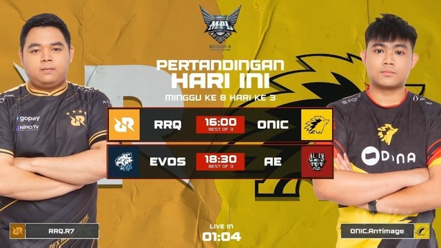 MPL Season 5 | RRQ Hoshi 2 vs 0 Onic Esports | Mobile ...