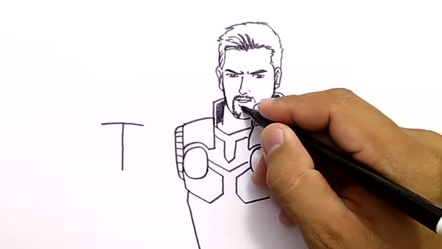 Streaming Menggambar Kata Thor Jadi Gambar Thor Avengers Endgame How To Turn Words Thor Into Cartoon Vidio Com