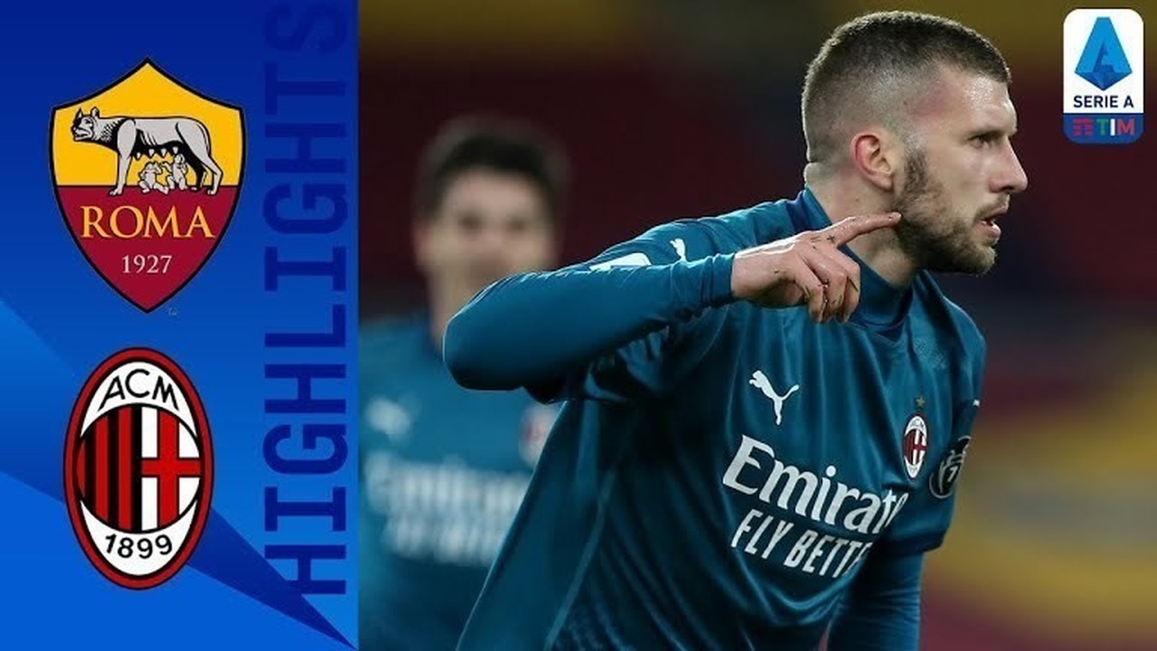 Streaming Match Highlights As Roma 1 Vs 2 Ac Milan Serie A 2021 Vidio