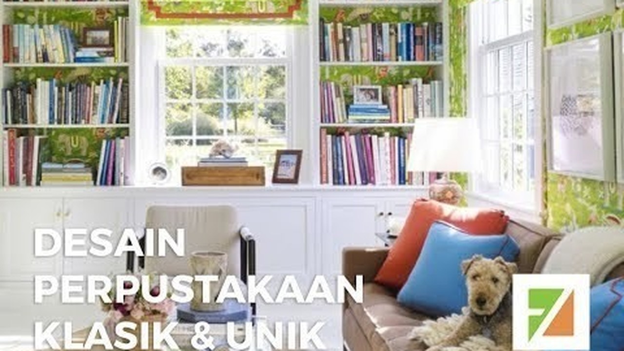 Streaming Desain Perpustakaan Klasik dan Unik di Rumah Ini ...