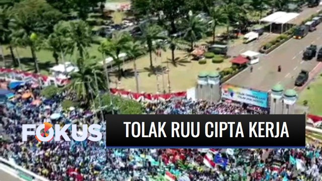Streaming Tolak RUU Cipta Kerja, Massa Demo di Sejumlah ...