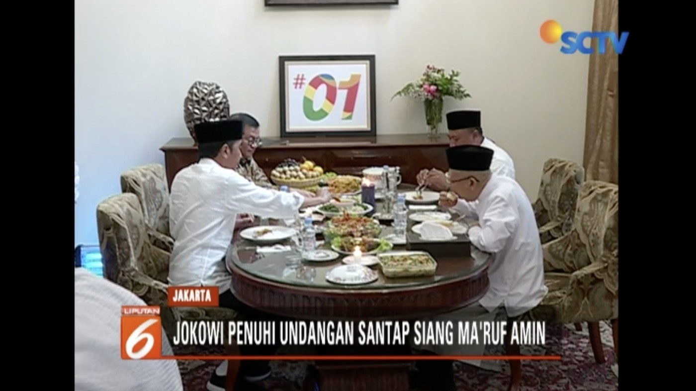 Jokowi Penuhi Undangan Santap Siang Maruf Amin Liputan 6