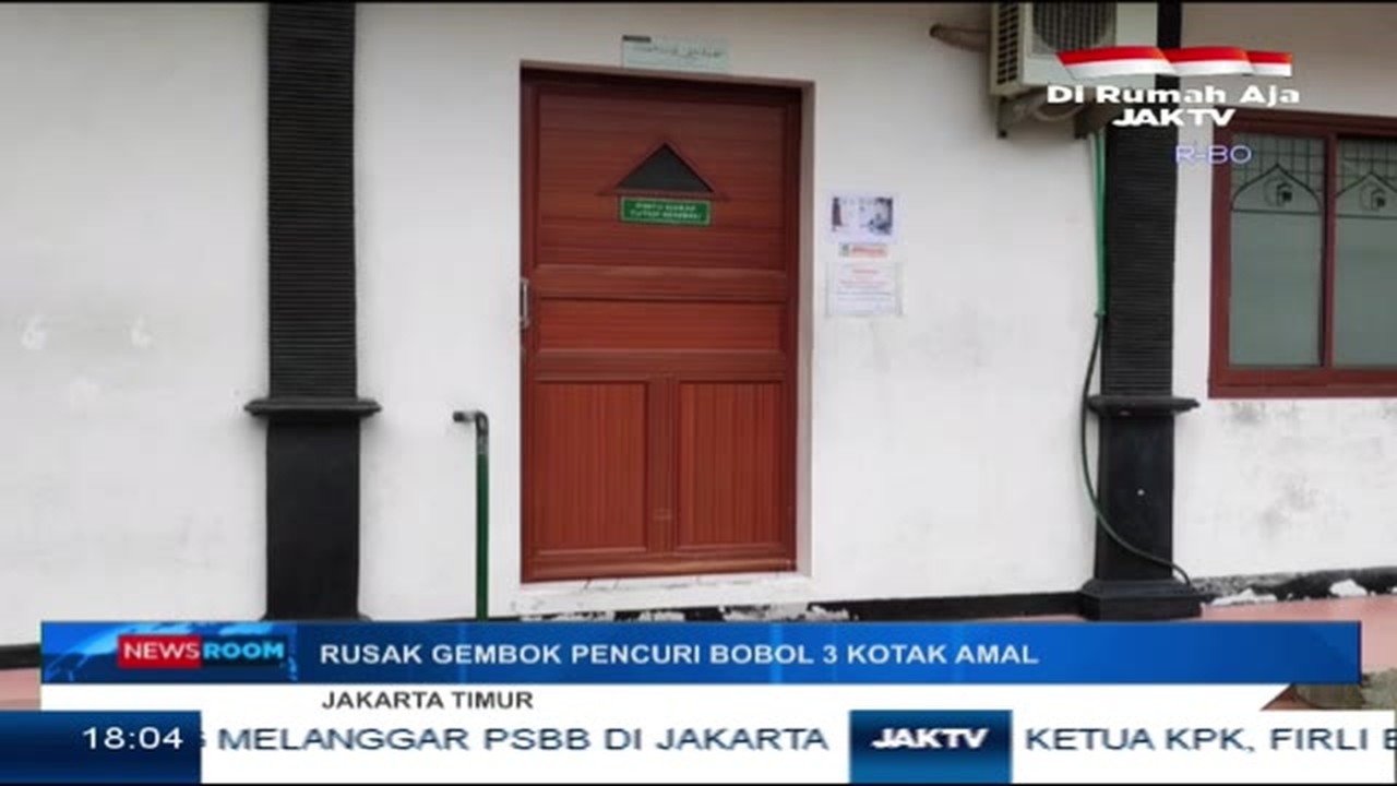 Streaming Rusak Gembok Pencuri Bobol 3 Kotak Amal Vidio com