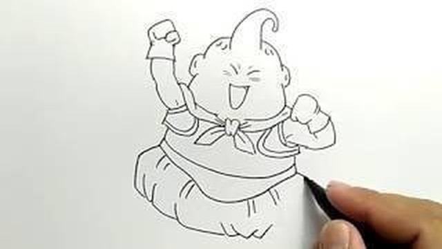 Cara Menggambar Bhu Dragonball How To Draw Dragonball Buu