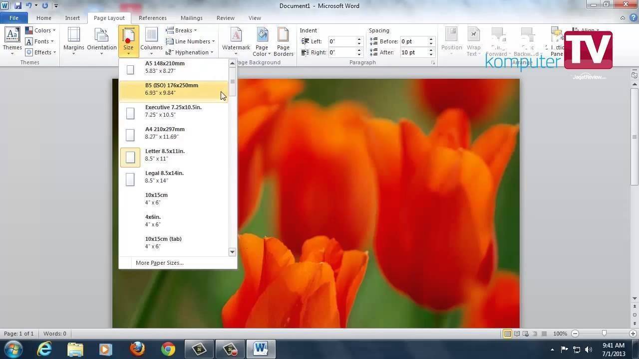 Membuat Kartu Ucapan Dengan Ms Word | Vidio