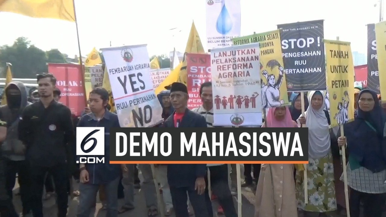 Streaming Mahasiswa Dan Petani Tuntut Penghentian Revisi Uu Pertanahan Vidio Com
