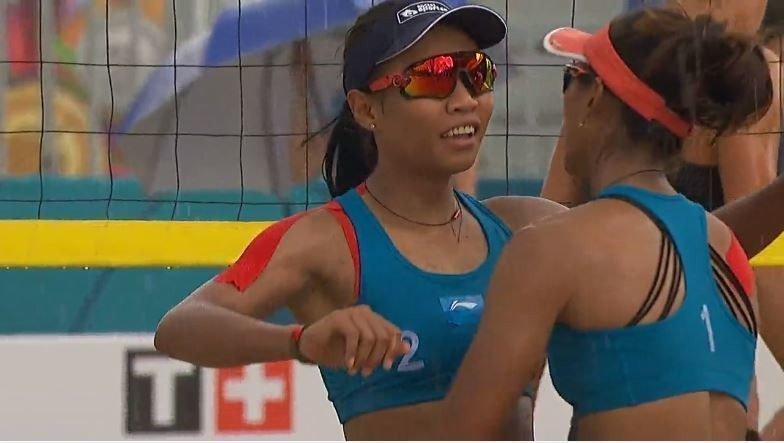 Full Highlight Voli Pantai Putri Indonesia Vs Kazakhstan 2 0 Asian Games 2018