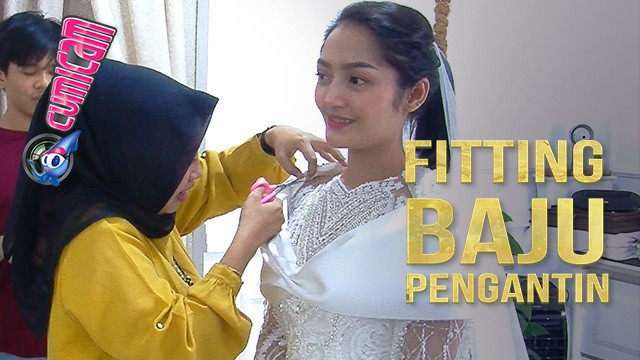 Jelang Pernikahan Siti Badriah Fitting Baju Pengantin Vidio
