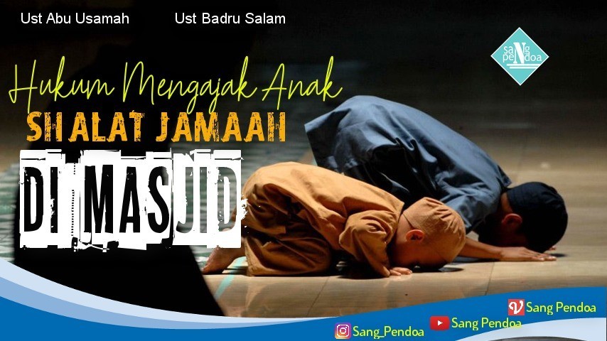  Gambar  Kartun Sholat Berjamaah Suami  Istri 