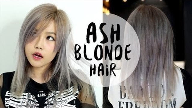 How I Usually Dye My Hair Asian Ash Blonde Hair Vidio Com
